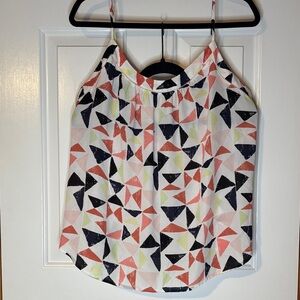 LOFT Multicolor Geometric Camisole